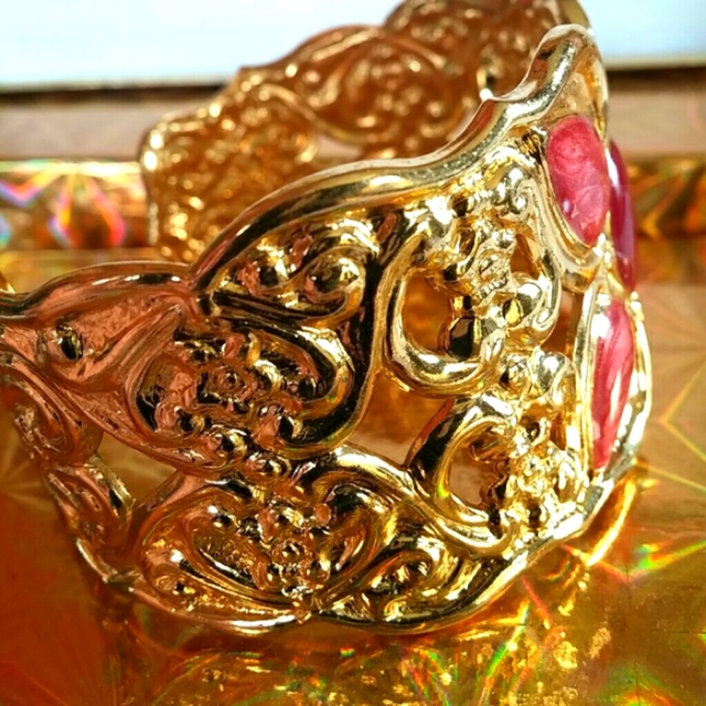 Vintage cuff bracelet - Picture 5 of 6